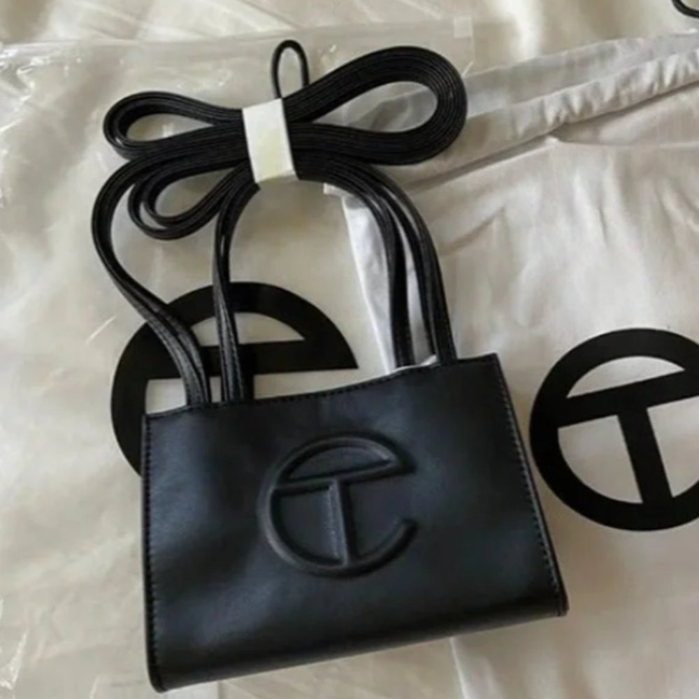 Small Black Telfar Shopping Bag NWT